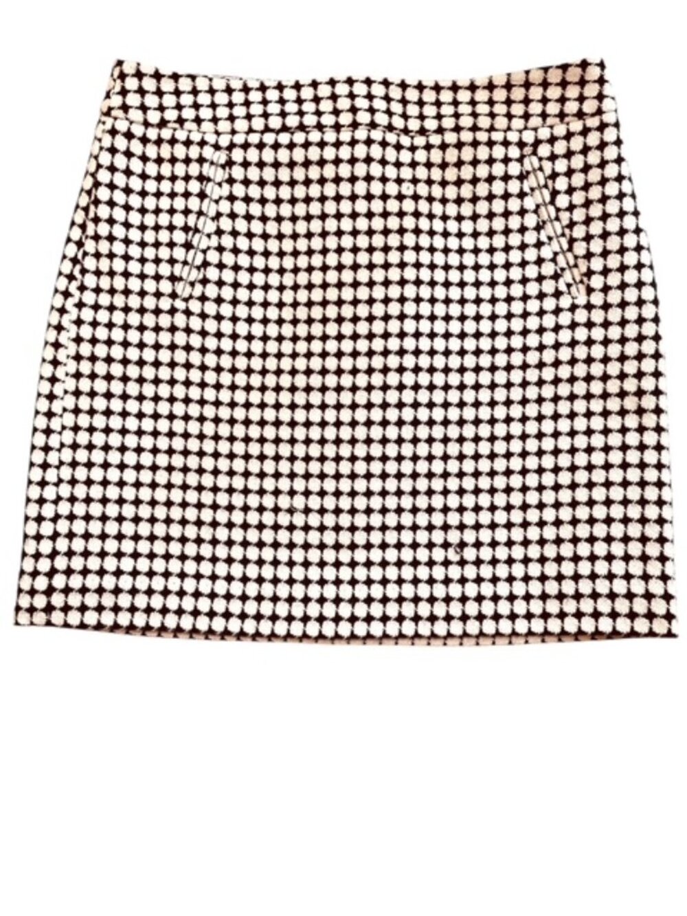 ANN TAYLOR LOFT OUTLET Textured Woven Tweed Mini Skirt - Size 8 Petite